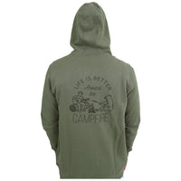 BeCampNOfire ZH - Benonconform - Mid Olive - Zip Hoodie
