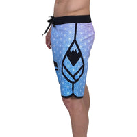 Senseiph - Phieres - Orchid Print/Blue - Boardshort