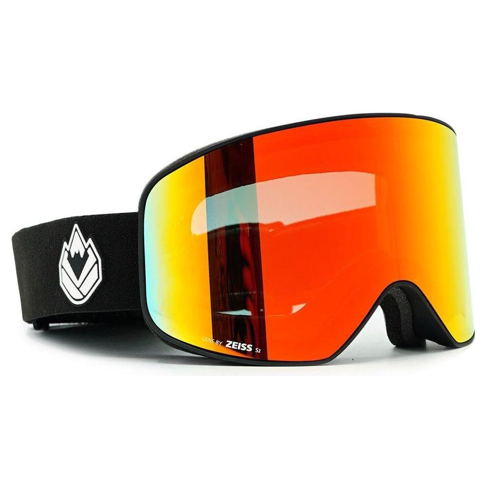 Conphroier - Phieres - Matt Black Red Mirror - Schneebrille verspiegelt