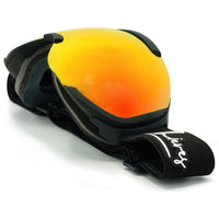 Inphame - Phieres - Matt Black Red Mirror - Schneebrille verspiegelt