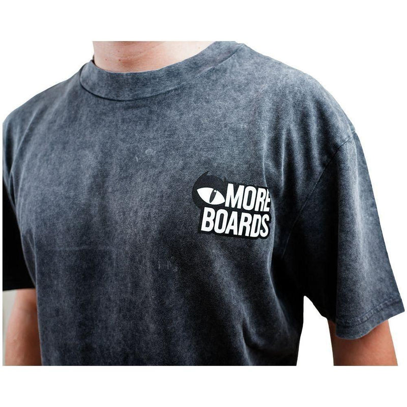 Combly Tee - Moreboards - Black Washed - T-Shirt