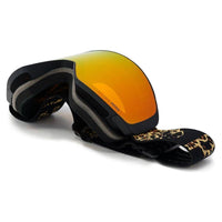 PH-12sixty - Phieres - Black Leo Pink S2 - Schneebrille verspiegelt