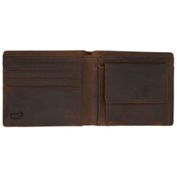 Benothing Bifold - Benon Conform - Dark Brown Vintage - Ledergeldtasche