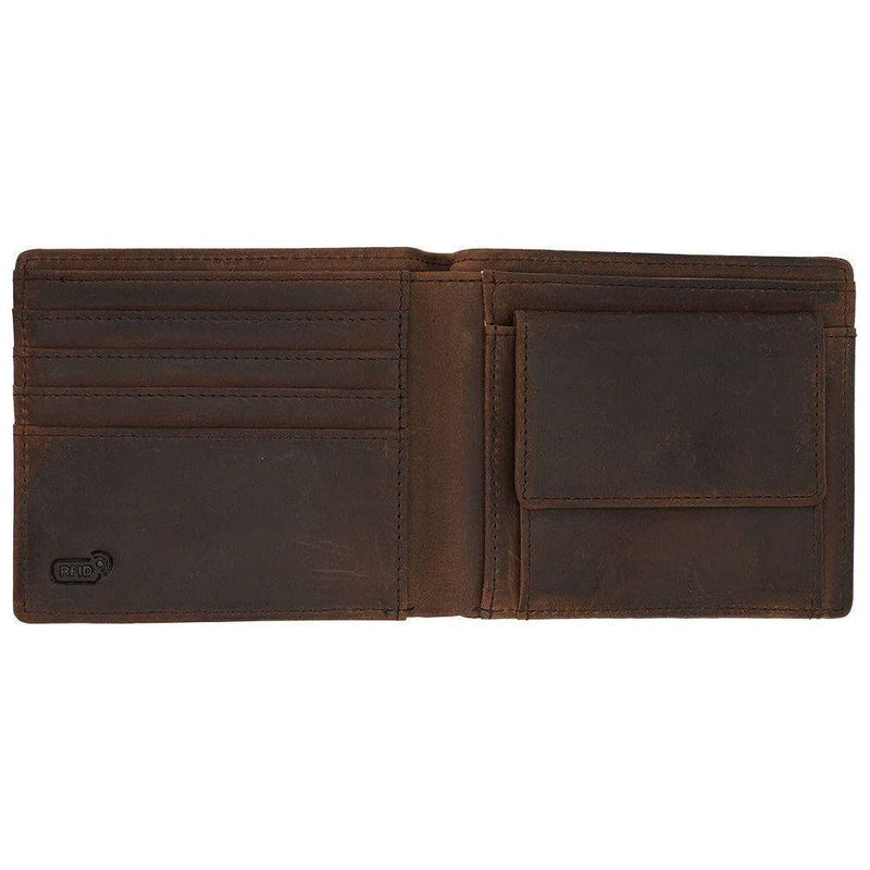 Benothing Bifold - Benon Conform - Dark Brown Vintage - Ledergeldtasche