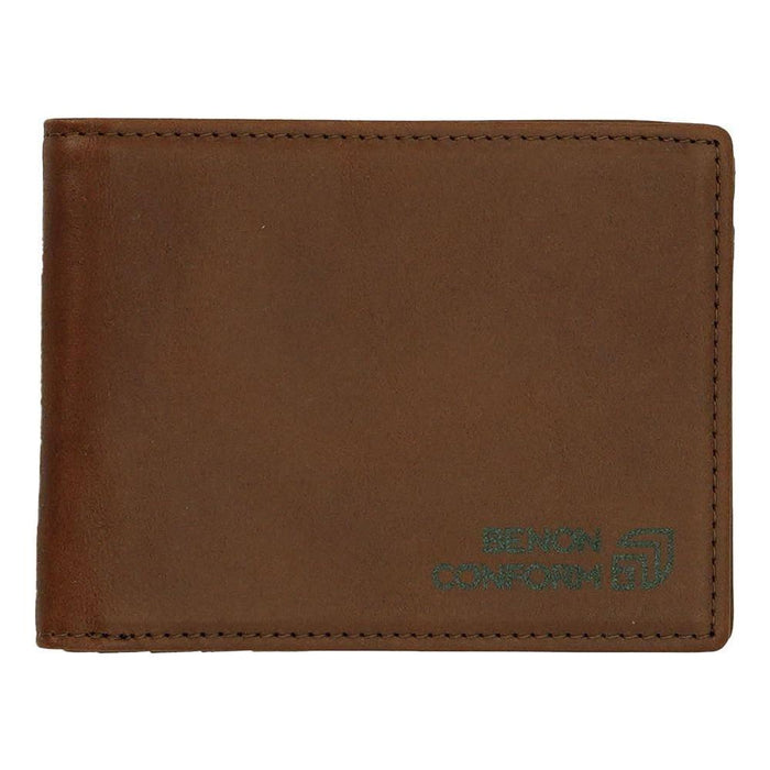 Benocheck Bifold - Benon Conform - Light Brown Vintage - Ledergeldtasche