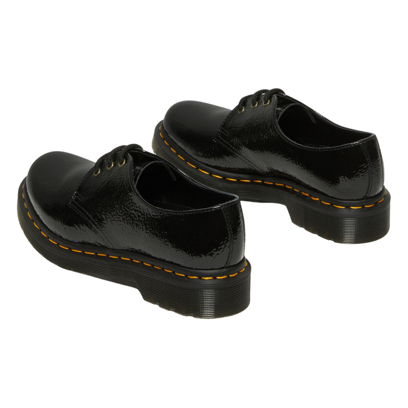 1461 - DrMartens - Black Distressed Pat - Sneaker