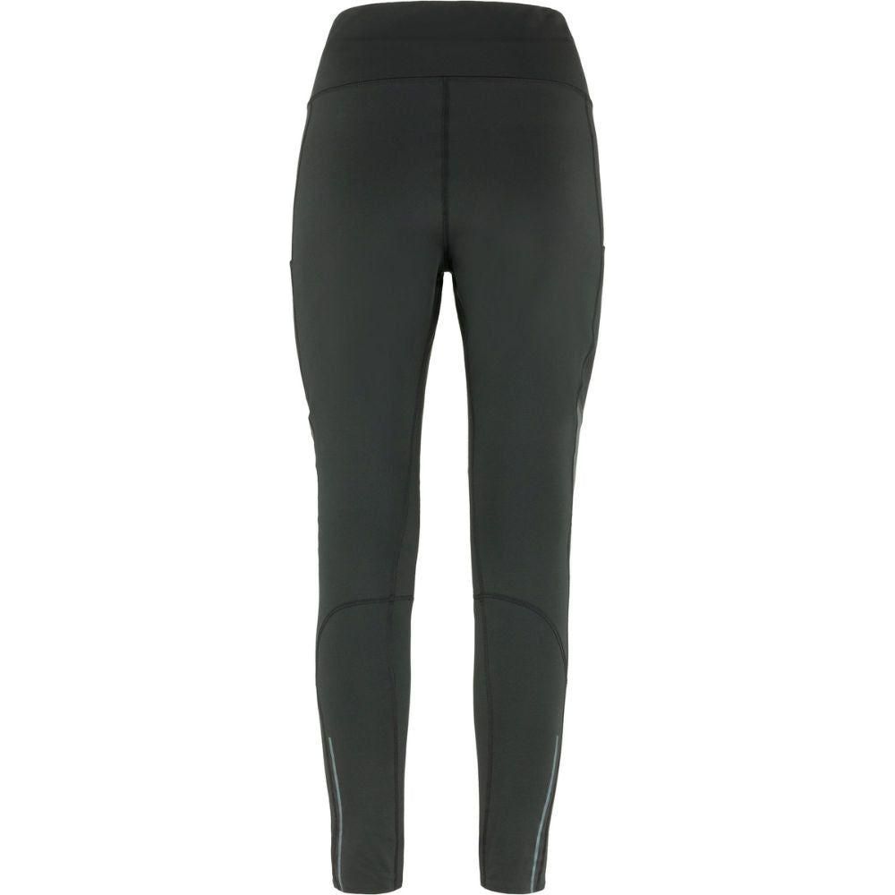 Fjällräven - Abisko Värm Trekking Tights W - Black-Iron Grey - Outdoor - Outdoorbekleidung - Outdoorhosen - Wanderhose lang