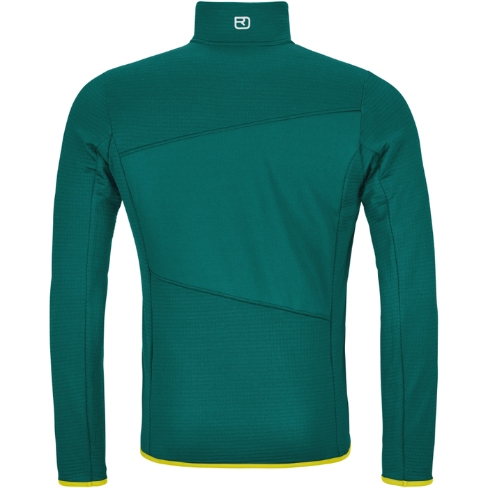 Fleece Grid Jacket M - Ortovox - pacific green - Isolation-Fleece