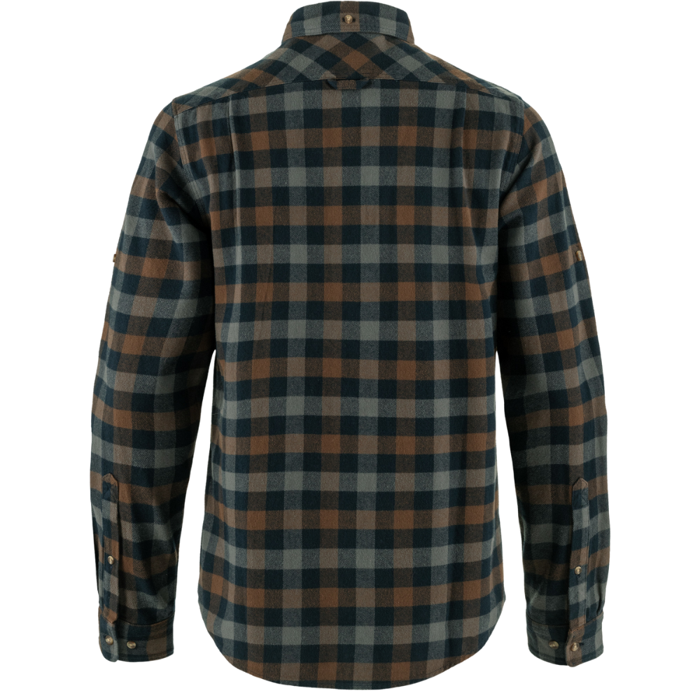 Fjällräven - Skog Shirt M - Dark Navy-Dark Oak - Langarmhemd