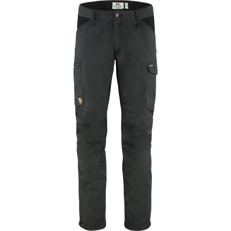 Fjällräven - Kaipak Trousers - R-Dark Grey-Black - Outdoor-Hose Lang