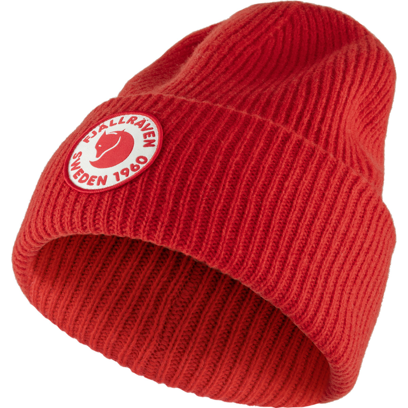 Fjällräven - 1960 Logo Hat - TRUE RED - Beanie