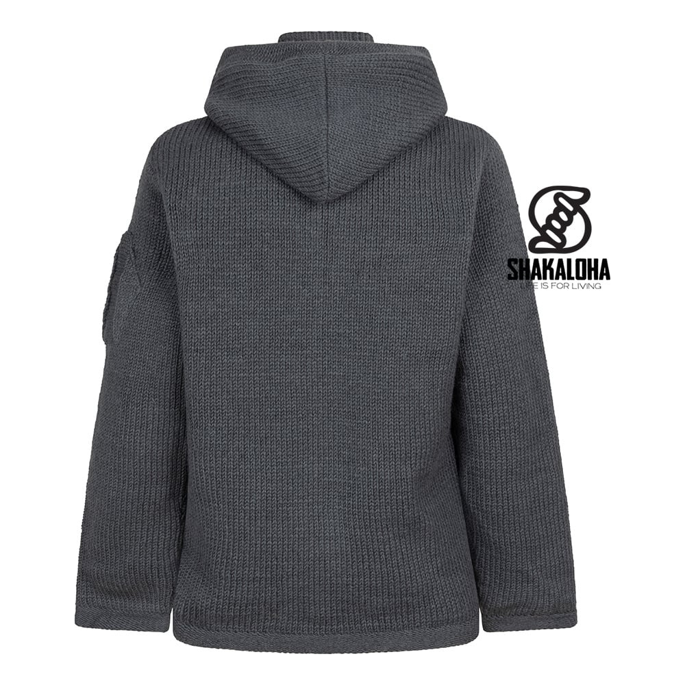 Shakaloha - M Montana ZH - DyedCharcoal - Zip Hoodie