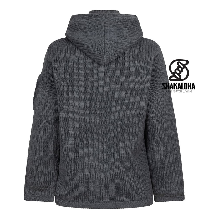 Shakaloha - M Montana ZH - DyedCharcoal - Zip Hoodie