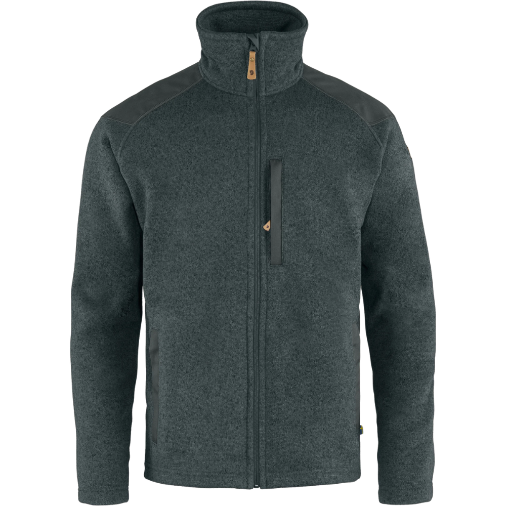 Fjällräven - Buck Fleece M - Graphite - Fleece Jacke