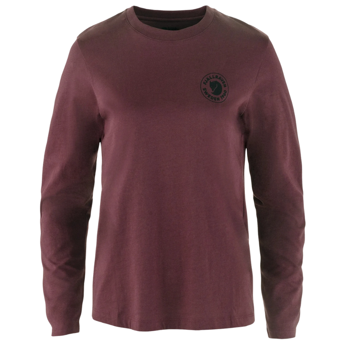 Fjällräven - 1960 Logo T-shirt LS W - Port - Crew Sweater