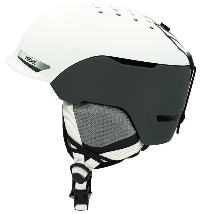 Arkaph - Phieres - White Matt Grey - Snowboard Helm