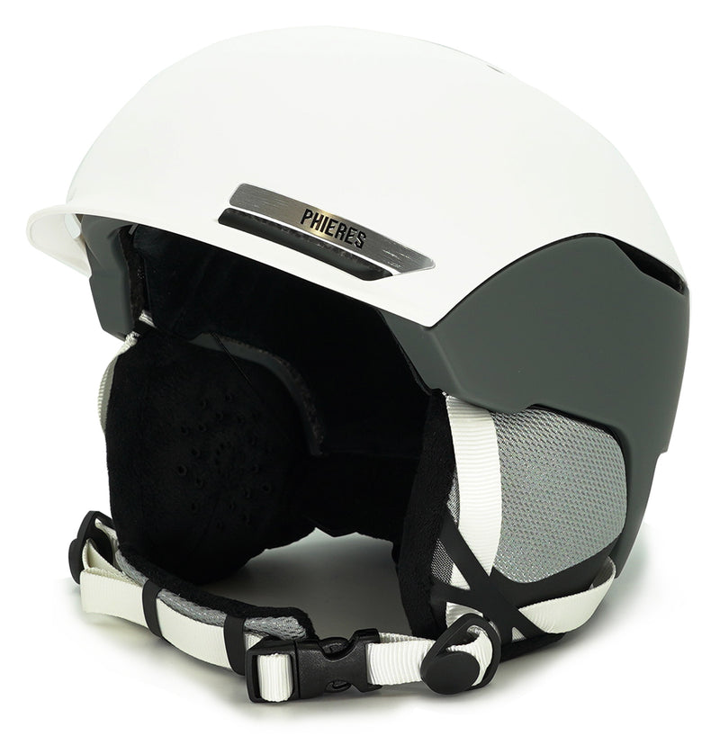 Arkaph - Phieres - White Matt Grey - Snowboard Helm