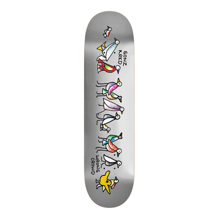 Skateboard deck Wrong Crowd Gonzales 8.38