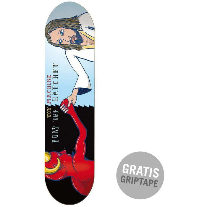 Toy Machine - Bury the Hatchet - lightblue-black - Skatedeck