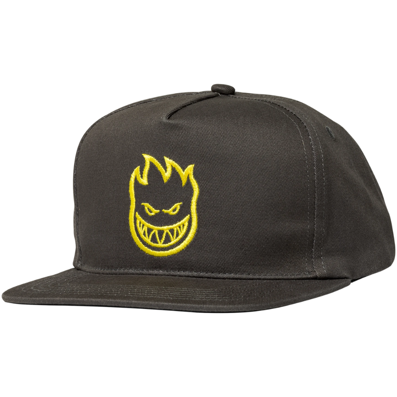 Bighead Snapback - Spitfire - Charcoal/Yellow 