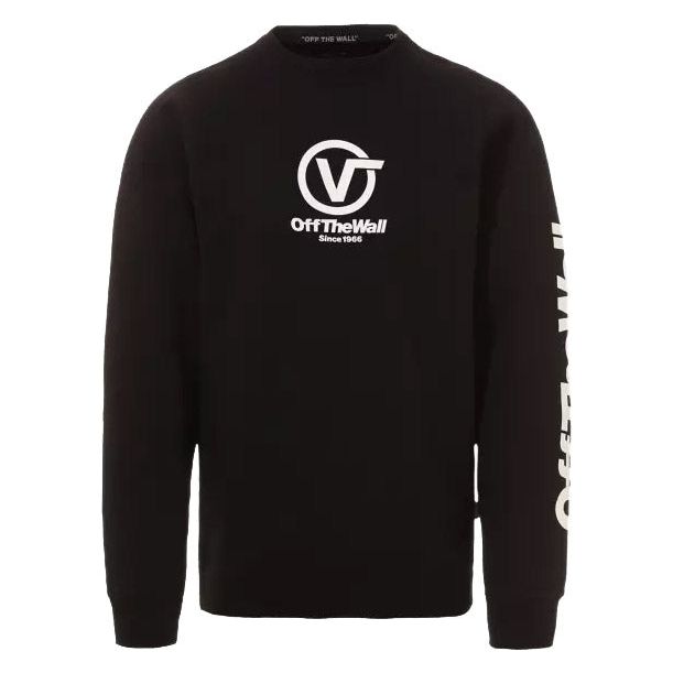 MN DISTORTED PERFORMANCE CREW - Vans - Black - Crew Sweater