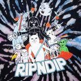Far Far Away Tee - Rip N Dip - Black, Pink & Blue S - T-Shirt