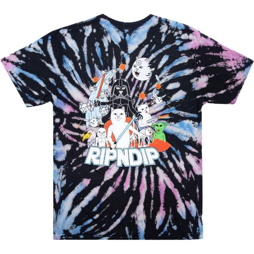 Far Far Away Tee - Rip N Dip - Black, Pink & Blue S - T-Shirt