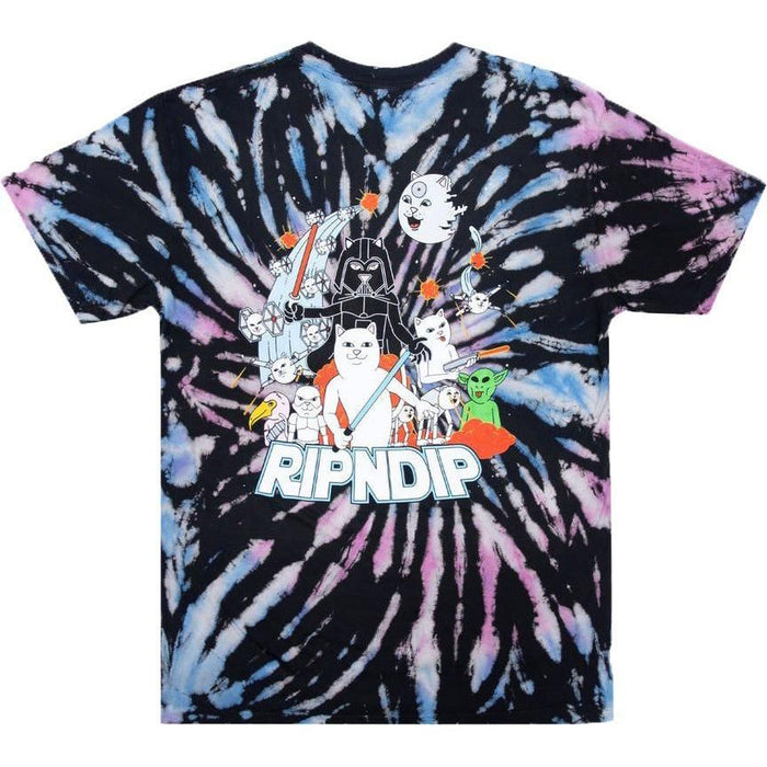 Far Far Away Tee - Rip N Dip - Black, Pink & Blue S - T-Shirt