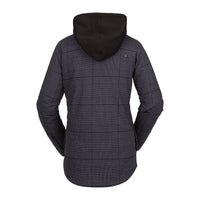 Hooded Flannel Jacket - VOLCOM - BLACK - JACKE 