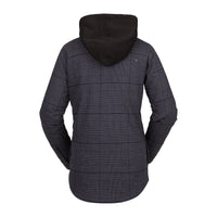 Hooded Flannel Jacket - VOLCOM - BLACK - JACKE 