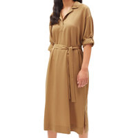 Brisaa - Armed Angeld - Smoky Almond-Kleid Lang 
