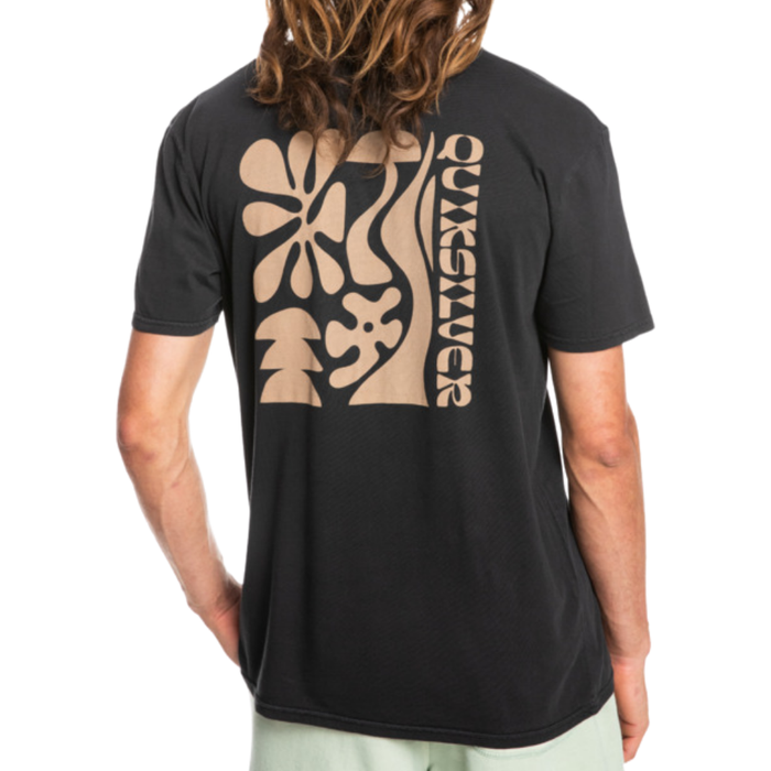 BESTILL M TEES KVJ0 - Quiksilver - Black - T-Shirt