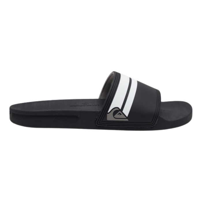 Rivi Slide - Black/Black/White - Quiksilver - Sandale