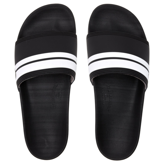 Rivi Slide - Black/Black/White - Quiksilver - Sandale