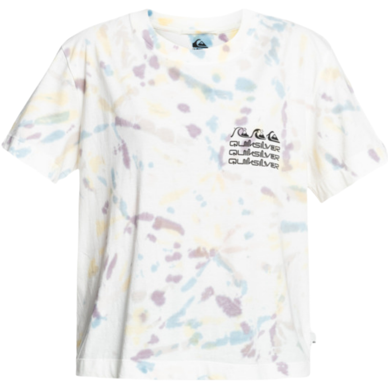 Crop SS tee - Quiksilver - Blue - T-Shirt