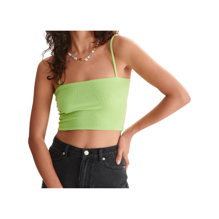 Top - 24Colours - Grün - Spaghetti Shirt