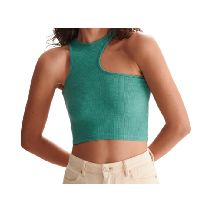 Top - 24Colours - Grün - Crop Top