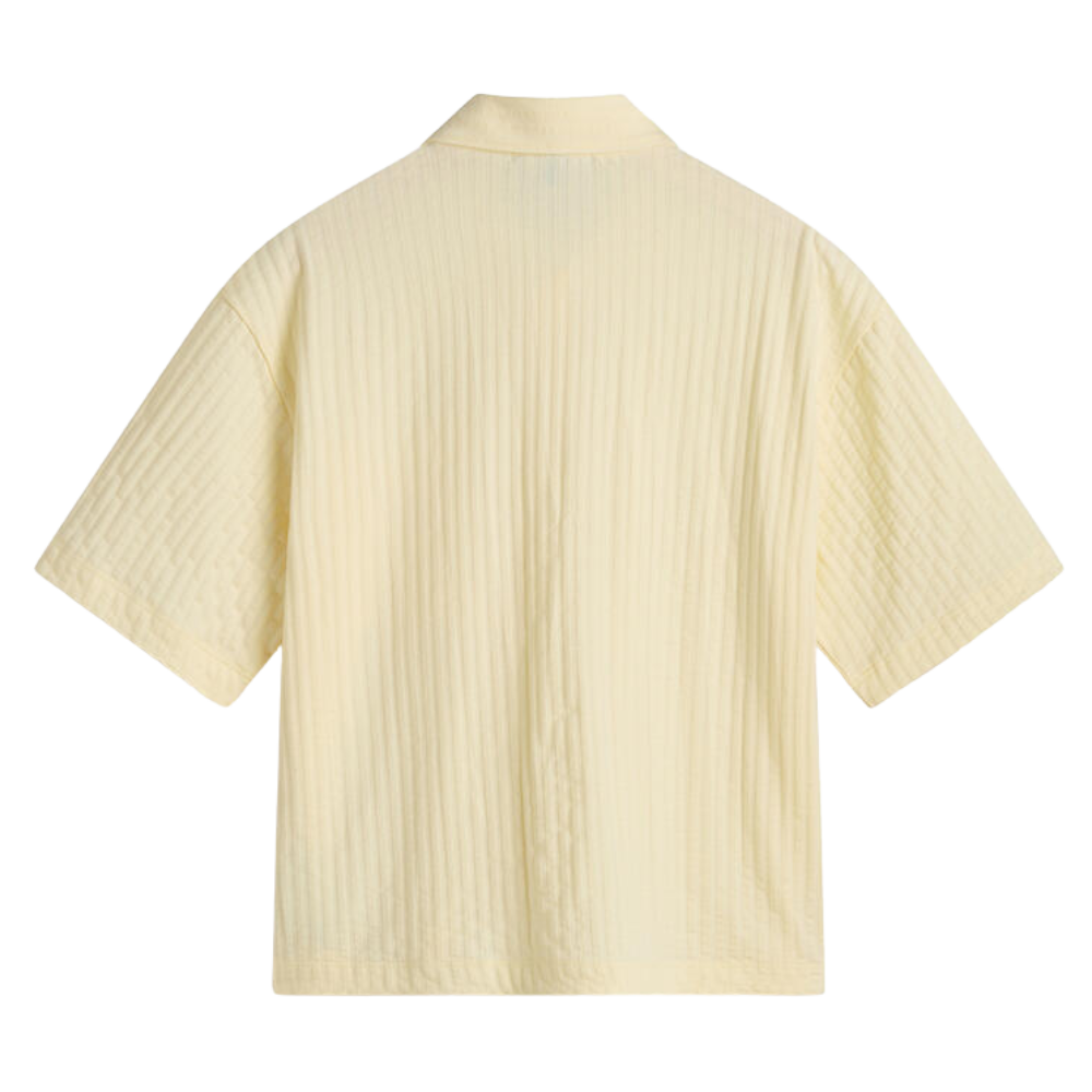 Vans - Bedford Knit Button Up - Lemon Icing - Kurzarmhemd