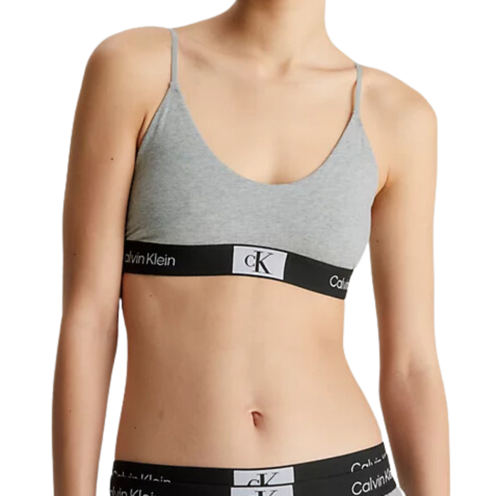 Unlined Bralette - Calvin Klein - P7A GREY - BH