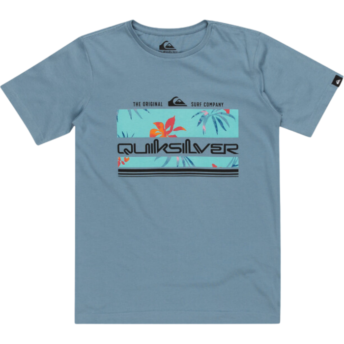 Tropical Rainbow SS Youth - Quiksilver - BLUE SHADOW - T-Shirt