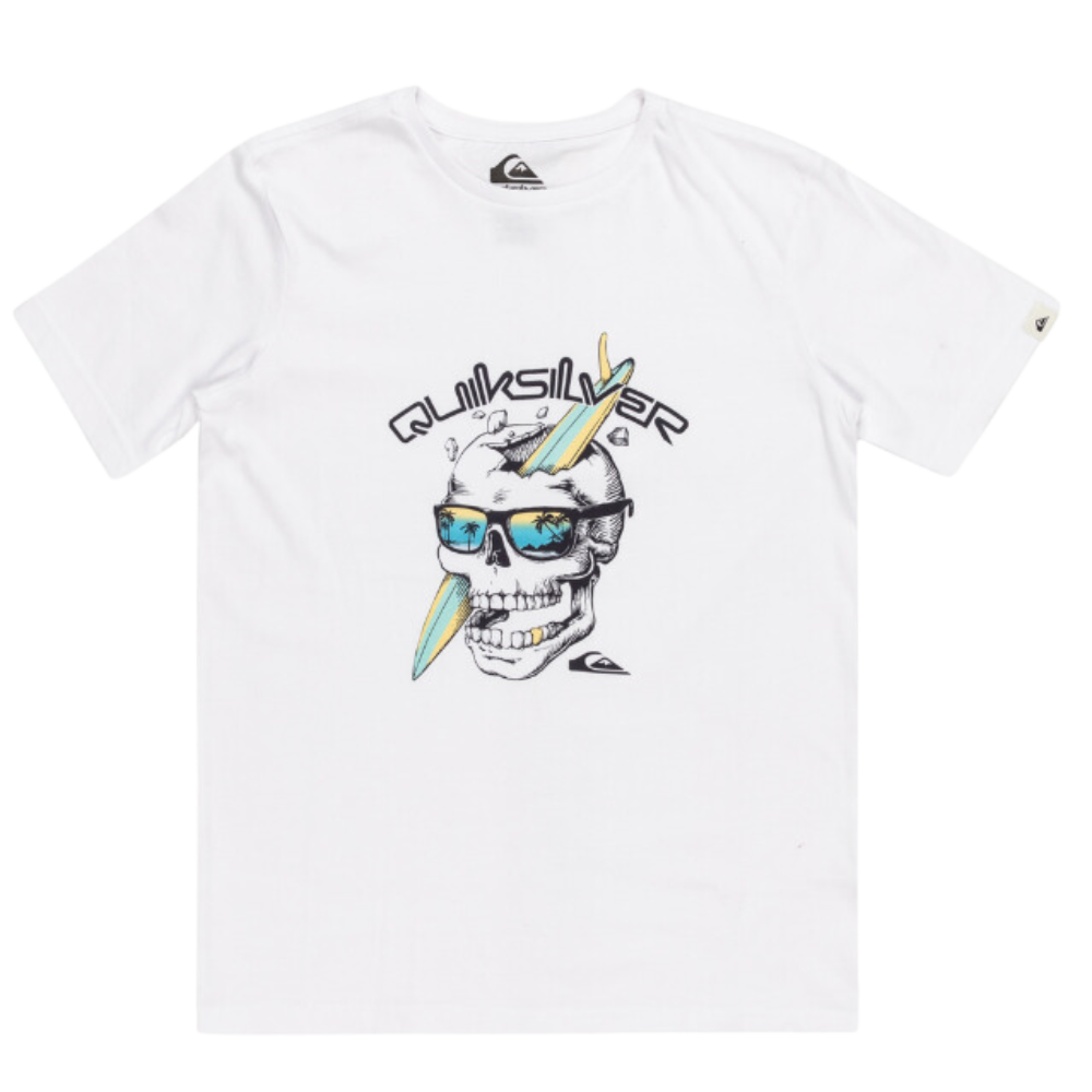 One Last Surf Youth - Quiksilver - WHITE - T-Shirt