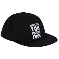 ILY Fuckin Fuck Strapback - Rip N Dip - BLACK - Snapback Cap