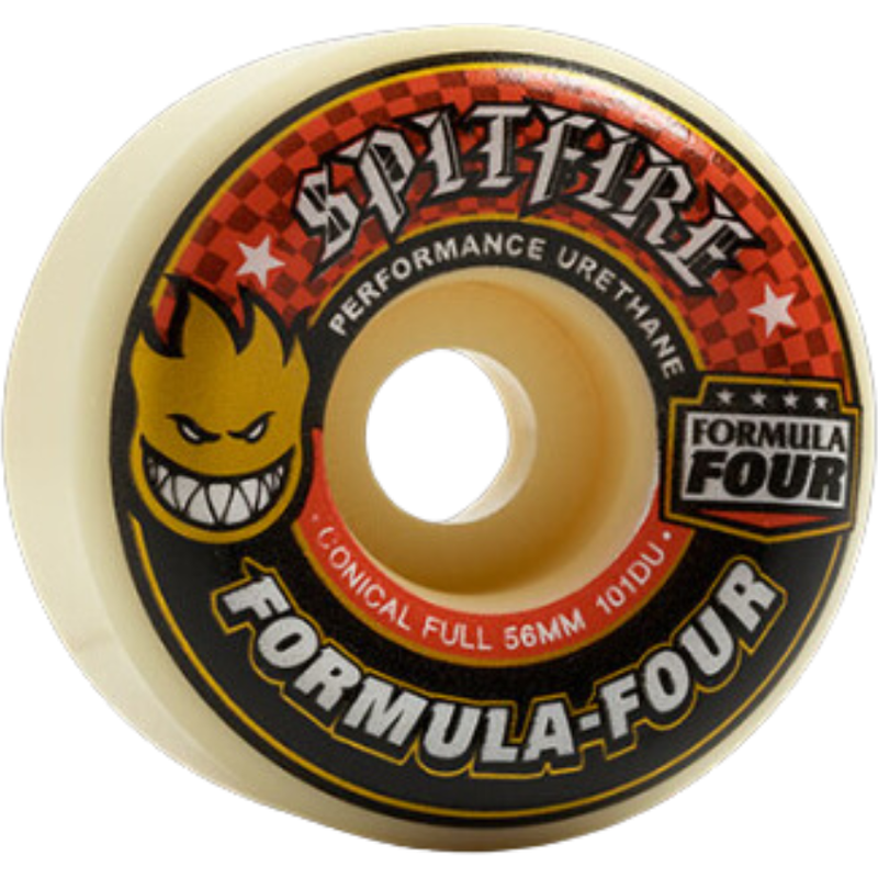 F4 101D CONICAL 56 - Spitfire - NATURAL - Skateboard-Rollen