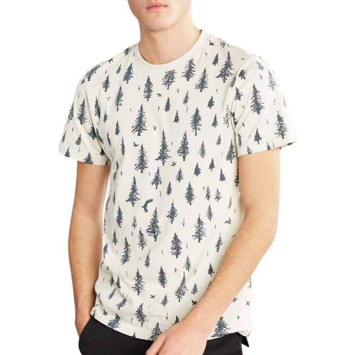 T-Shirt Stockholm Pen Forest Oat White - Dedicated - Rainy Day