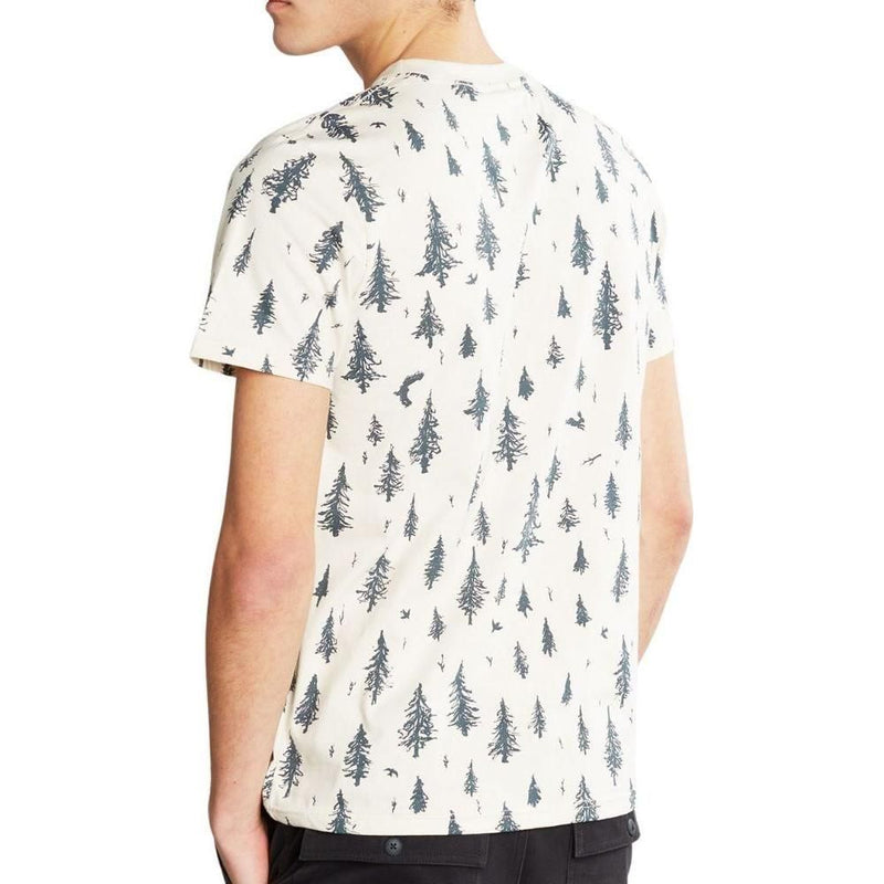 T-Shirt Stockholm Pen Forest Oat White - Dedicated - Rainy Day
