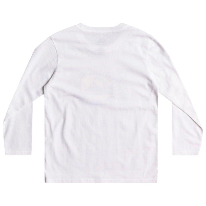 Qs Circled Longsleeve für Jungen - Quiksilver - White