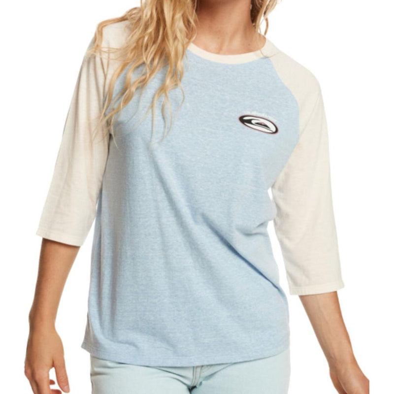 Standard Raglan 3/4 Tee - Quiksilver - Blue Dusk