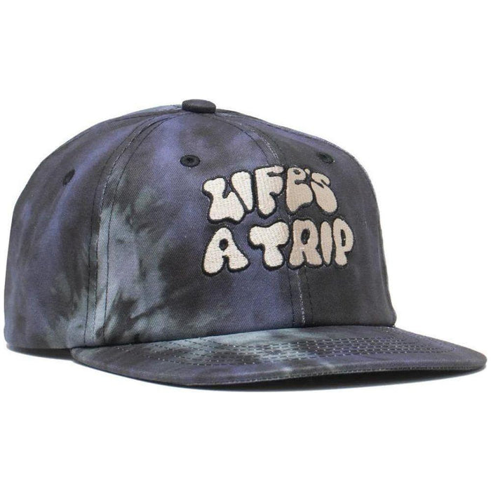 Lifes A Trip 6 Panel Hat - Rip N Dip - Black/Sage/Dark Slate