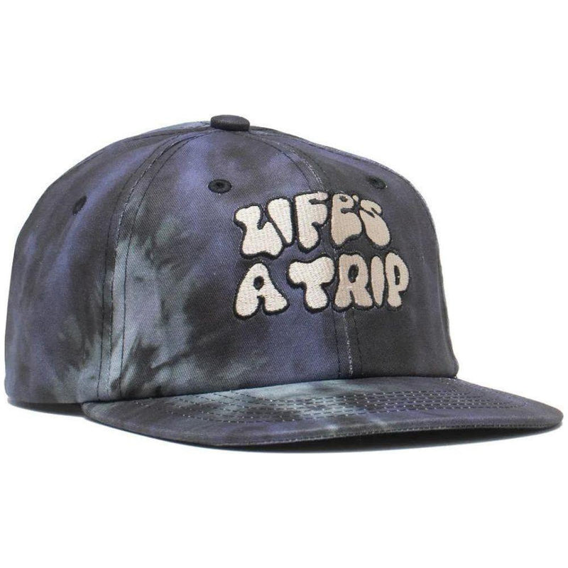 Lifes A Trip 6 Panel Hat - Rip N Dip - Black/Sage/Dark Slate