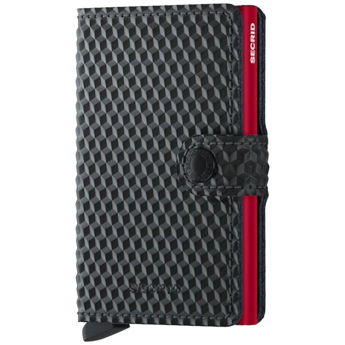 Miniwallet - Secrid - Cubic Black-Red